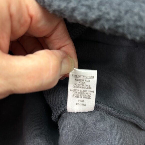 Free Fly Half Zip Sherpa Fleece Sweatshirt Jacket Women's Size Small Gray - Picture 5 of 9